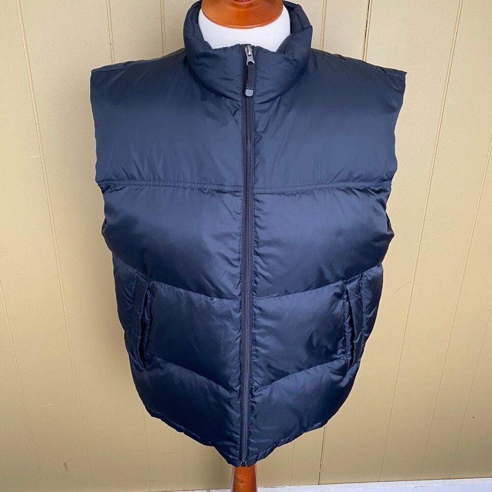 Tek Gear men XL full zip outerwear puffer vest black